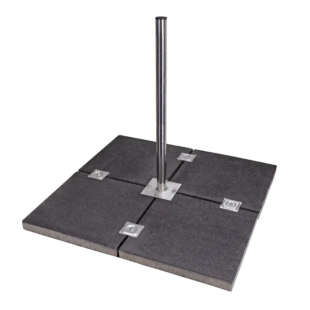 DUR-line Stabilo 4PL Edelstahl - Universal Plattenständer