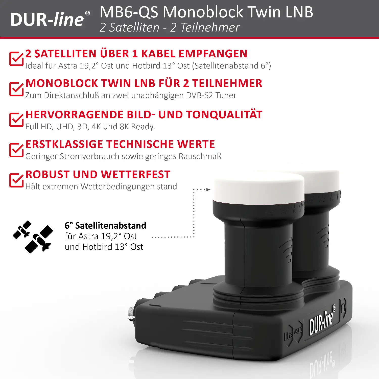 DUR-line Monoblock Twin LNB DUR-line Monoblock Twin LNB