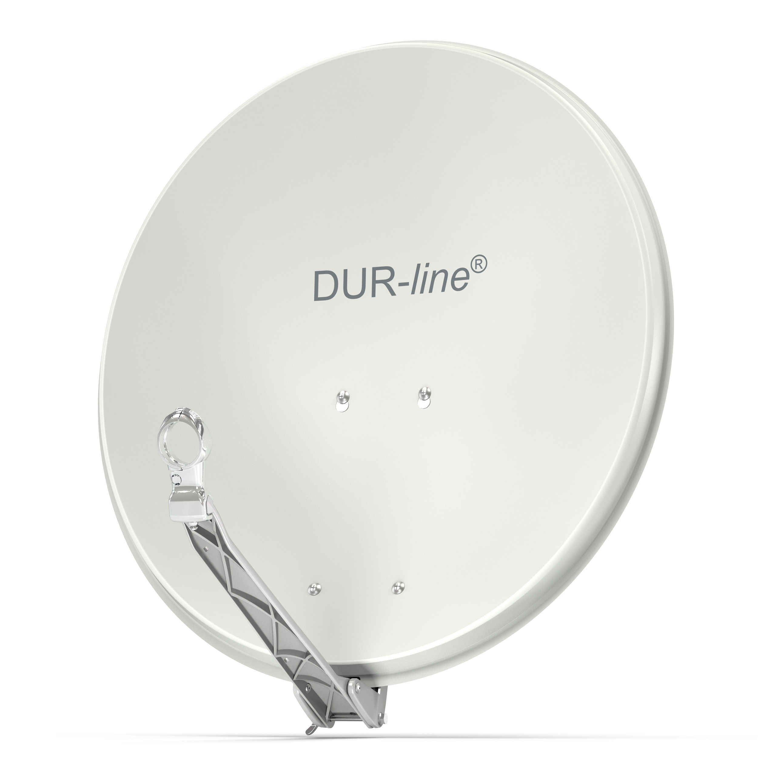 DUR-line Select 60/65 Hellgrau - Alu Sat-Reflektor