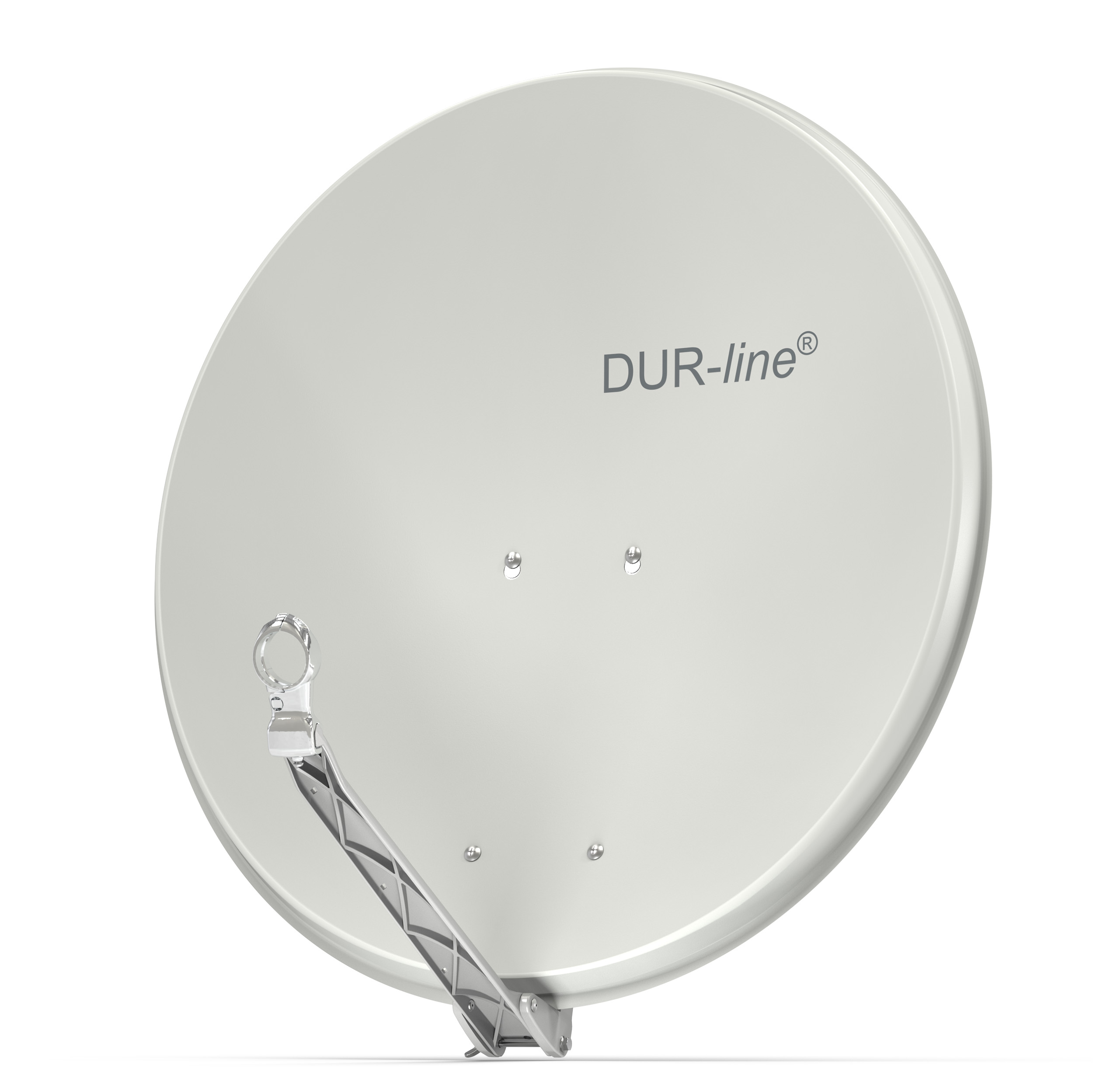 DUR-line Select 75/80 Hellgrau - Alu Sat-Reflektor